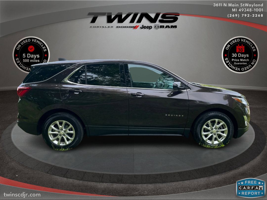 Used 2020 Chevrolet Equinox LT with VIN 2GNAXJEV4L6188454 for sale in Wayland, MI