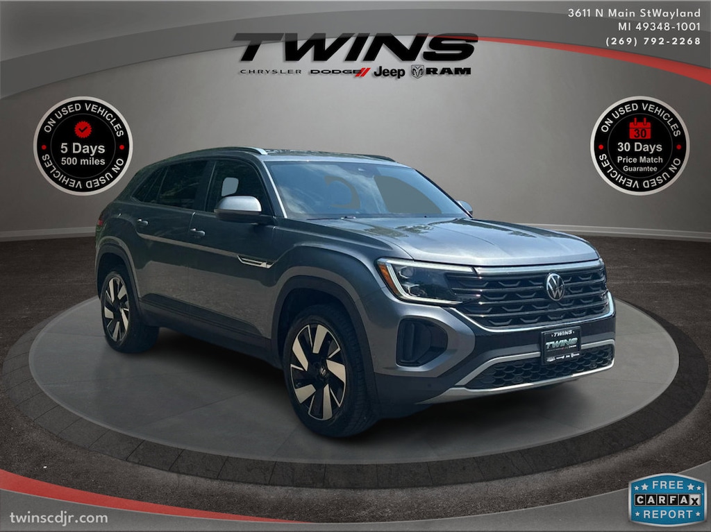 Used 2024 Volkswagen Atlas Cross Sport 2.0T SE w/Technology 2.0T SE w/Technology 4MOTION