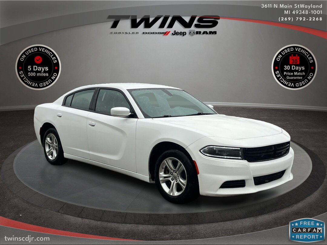 Used 2022 Dodge Charger SXT with VIN 2C3CDXBGXNH224260 for sale in Wayland, MI