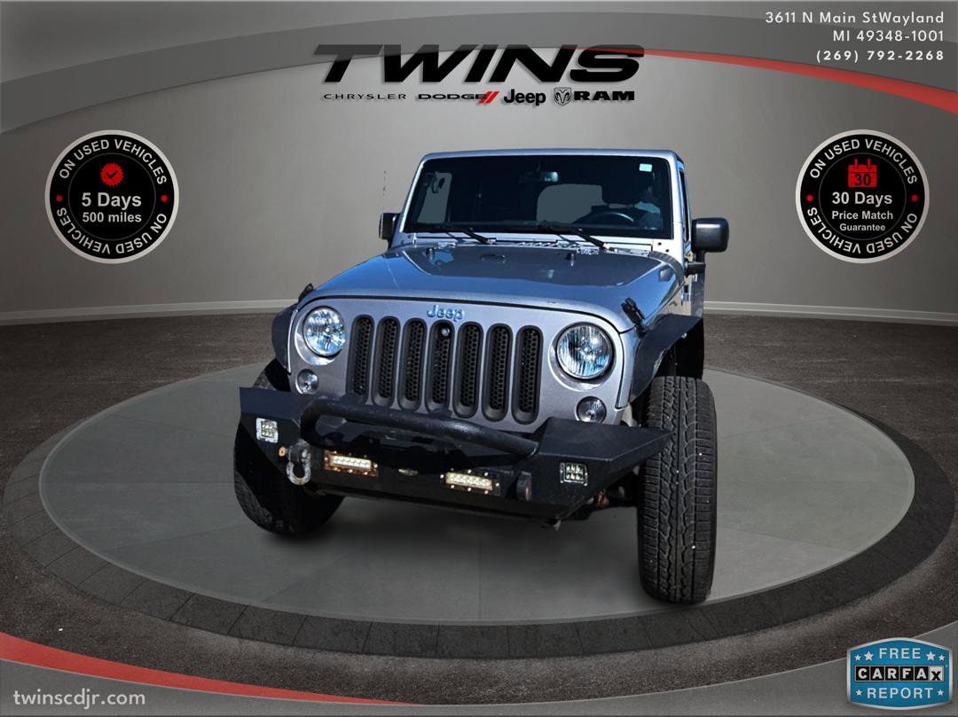 Used 2018 Jeep Wrangler Unlimited Sport with VIN 1C4BJWDG5JL857902 for sale in Wayland, MI