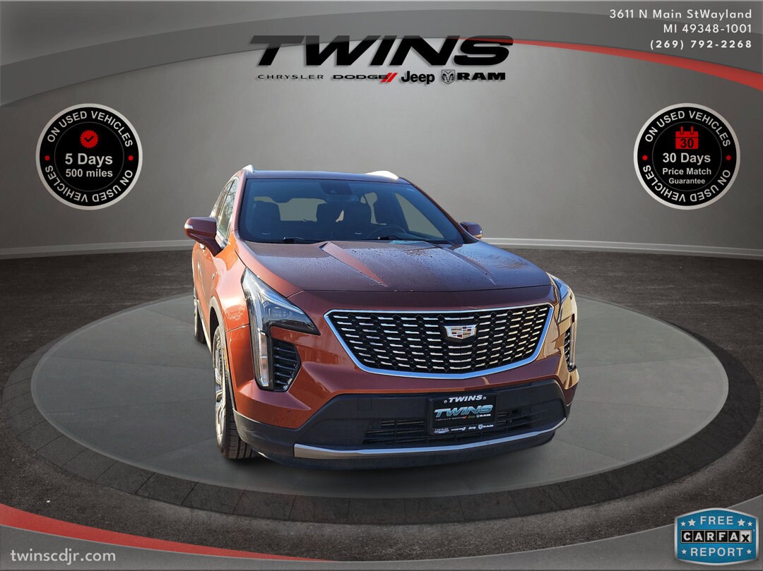Used 2021 Cadillac XT4 Premium Luxury with VIN 1GYFZDR41MF046172 for sale in Wayland, MI