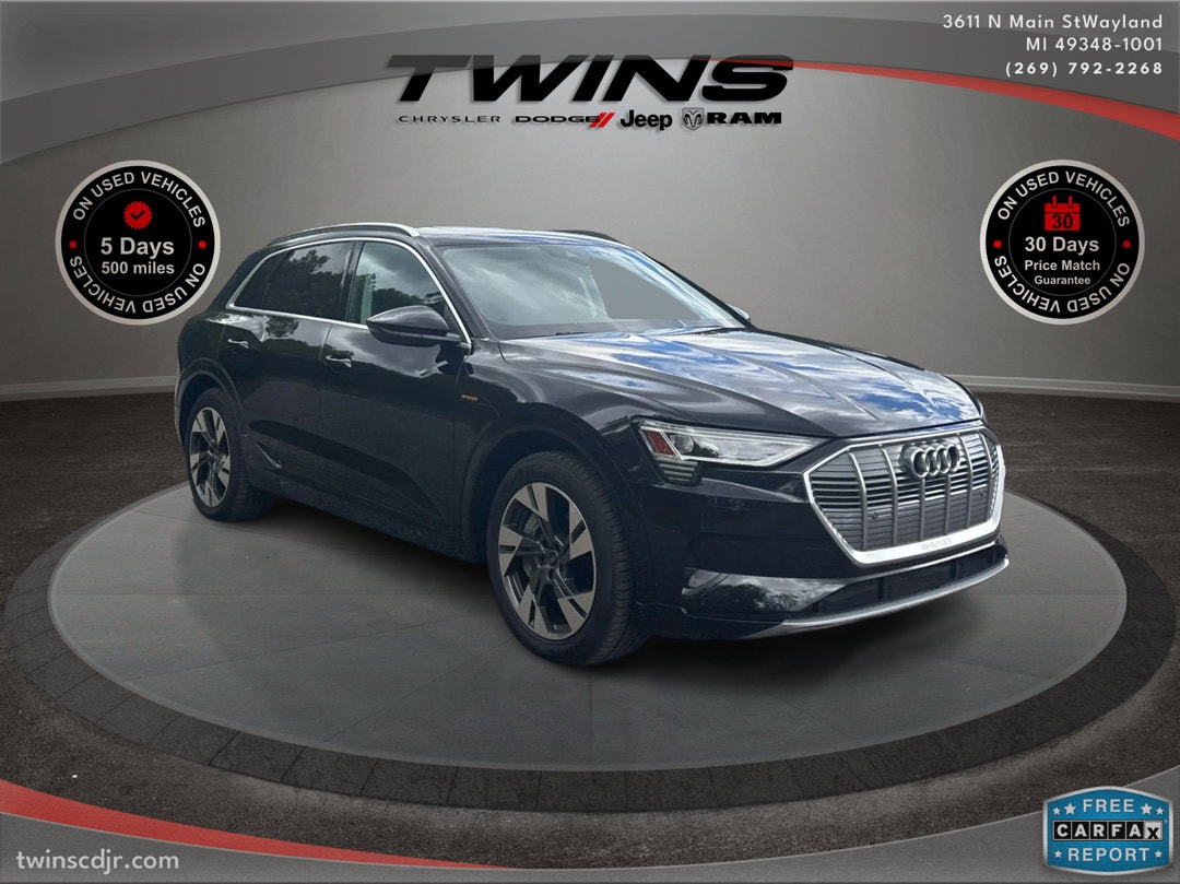 Used 2021 Audi e-tron Premium with VIN WA1AAAGE6MB013395 for sale in Wayland, MI