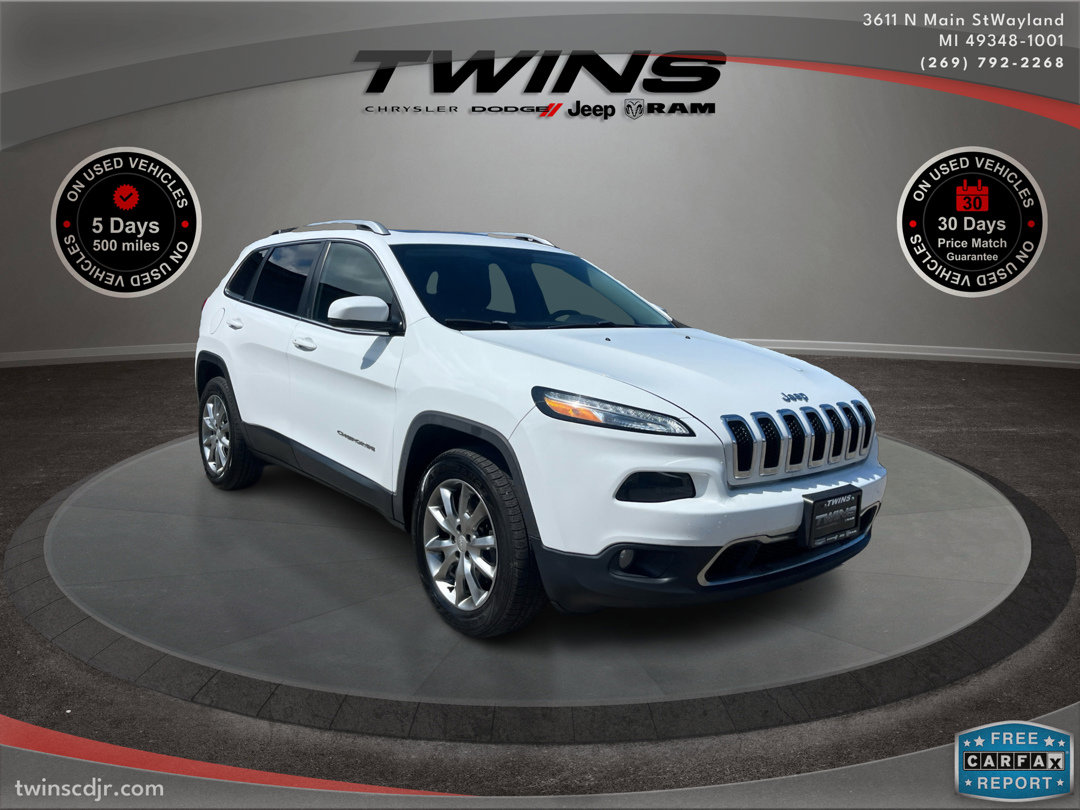 Used 2018 Jeep Cherokee Limited with VIN 1C4PJMDX1JD558153 for sale in Wayland, MI