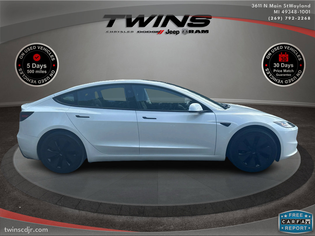 Used 2025 Tesla Model 3 Long Range with VIN 5YJ3E1EB0SF924361 for sale in Wayland, MI