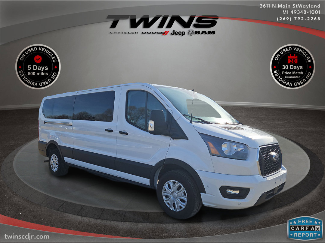 Used 2023 Ford Transit Passenger Van XLT with VIN 1FBAX2YG5PKA90956 for sale in Wayland, MI