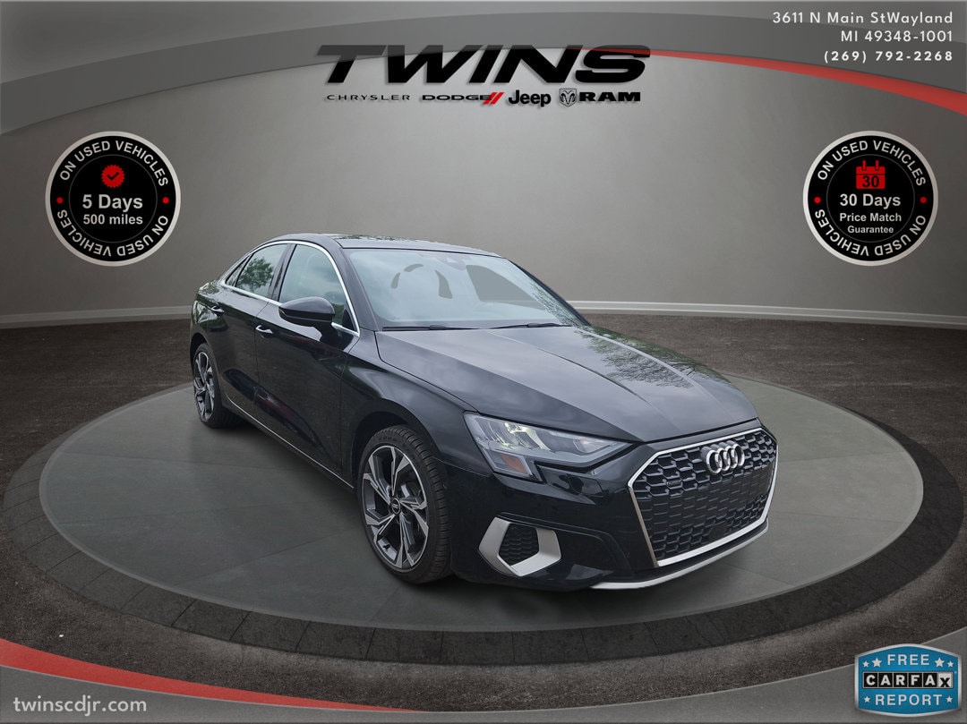 Used 2022 Audi A3 Sedan Premium with VIN WAUGUDGY3NA017217 for sale in Wayland, MI