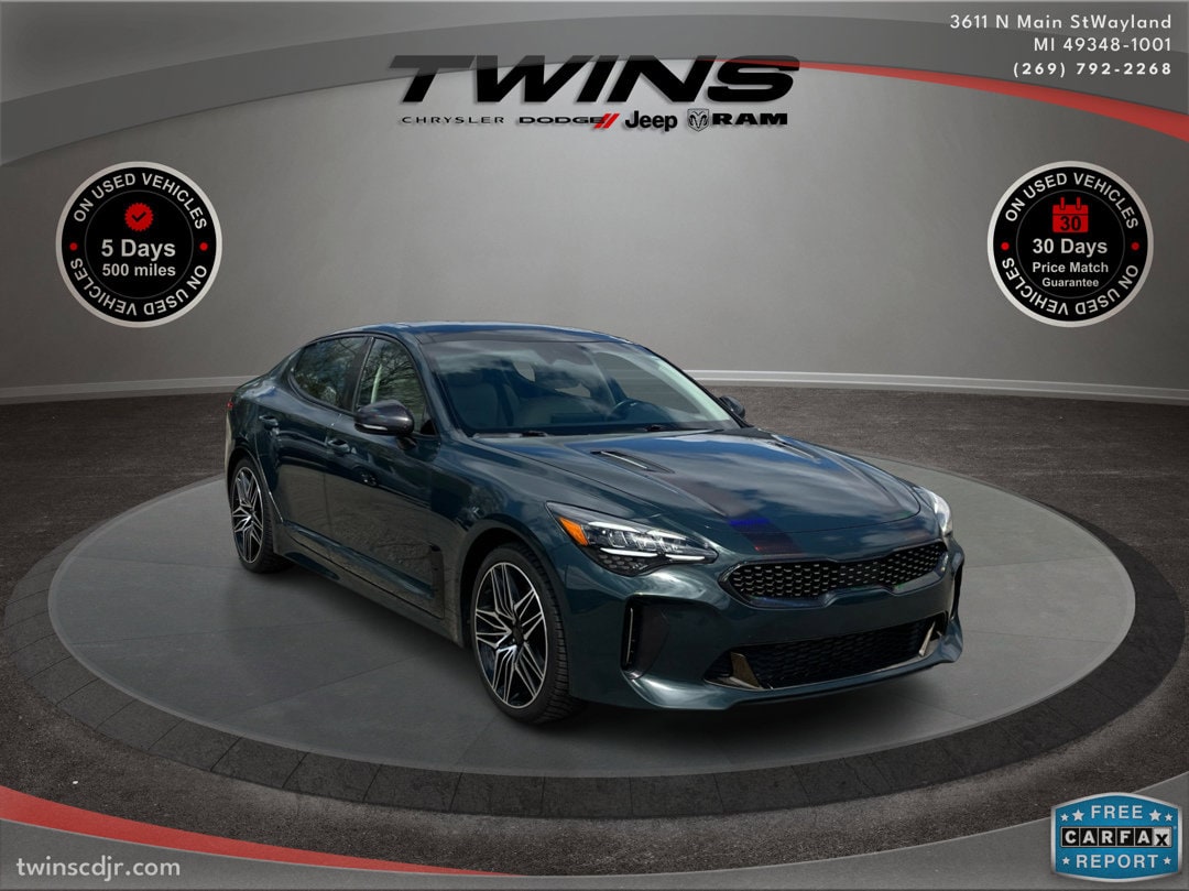 Used 2022 Kia Stinger GT1 with VIN KNAE45LC1N6111607 for sale in Wayland, MI