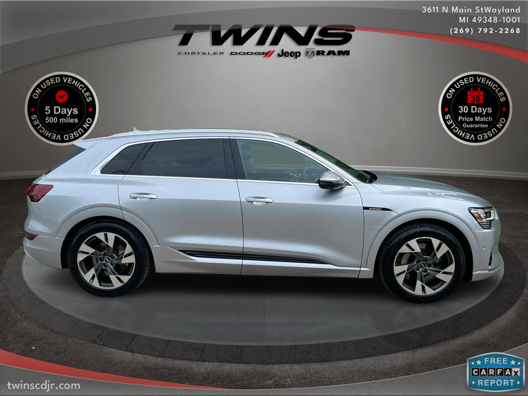 Used 2022 Audi e-tron Premium Plus with VIN WA1LAAGE5NB015696 for sale in Wayland, MI