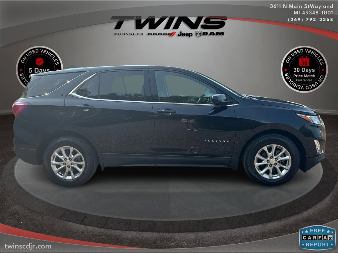Used 2020 Chevrolet Equinox LT with VIN 2GNAXKEV1L6193648 for sale in Wayland, MI