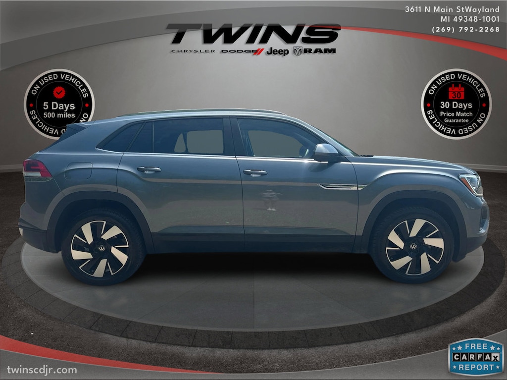 Used 2024 Volkswagen Atlas Cross Sport 2.0T SE w/Technology 2.0T SE w/Technology 4MOTION