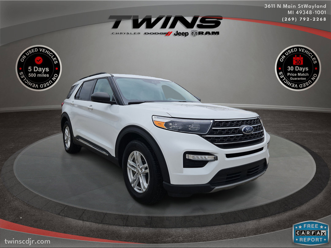 Used 2023 Ford Explorer XLT with VIN 1FMSK7DH4PGA61098 for sale in Wayland, MI