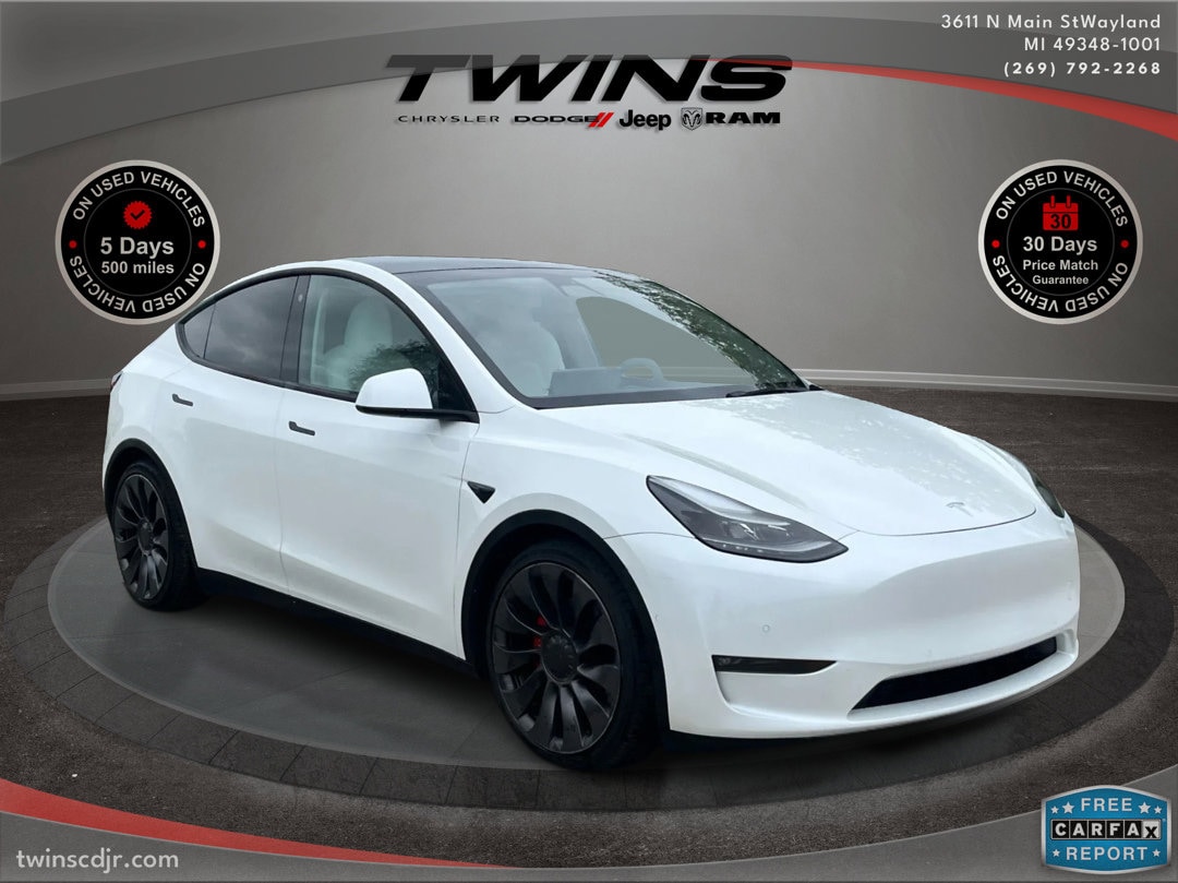 Used 2022 Tesla Model Y Performance with VIN 7SAYGDEF7NF379769 for sale in Wayland, MI