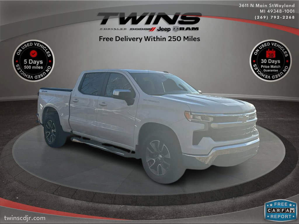 Used 2024 Chevrolet Silverado 1500 LT 4WD Crew Cab 147 LT w/2FL