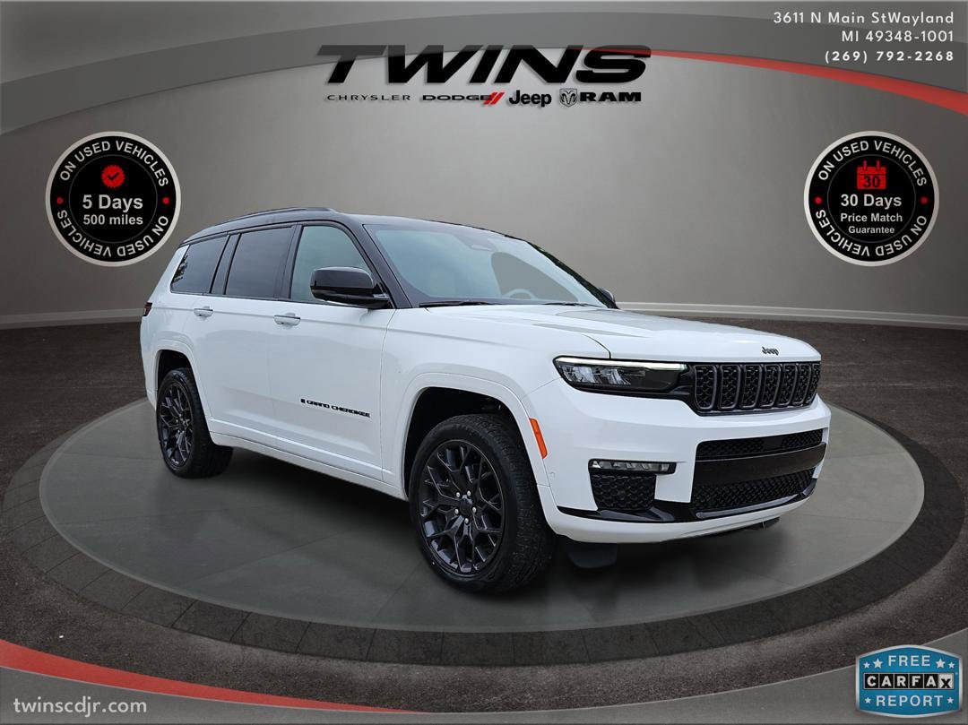Used 2023 Jeep Grand Cherokee L Summit Reserve with VIN 1C4RJKET1P8869172 for sale in Wayland, MI