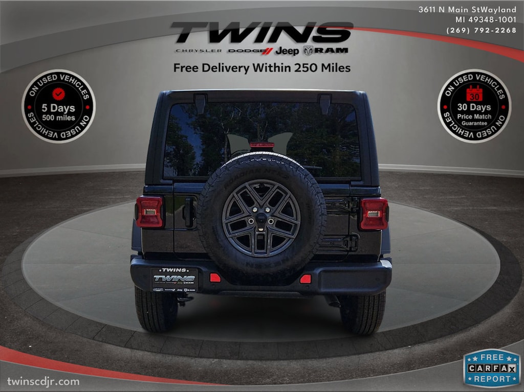New 2024 Jeep Wrangler 4-DOOR SPORT S Sport Utility