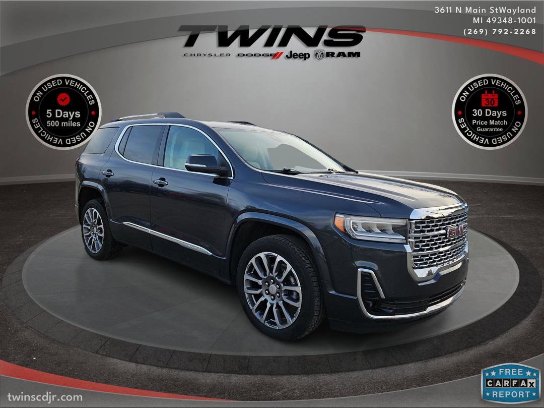 Used 2022 GMC Acadia Denali with VIN 1GKKNXLS2NZ128859 for sale in Wayland, MI
