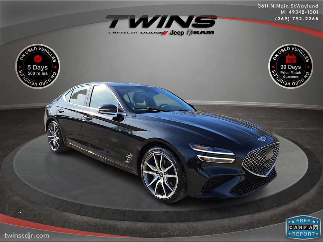 Used 2023 GENESIS G70 Standard with VIN KMTG34TA3PU127024 for sale in Wayland, MI