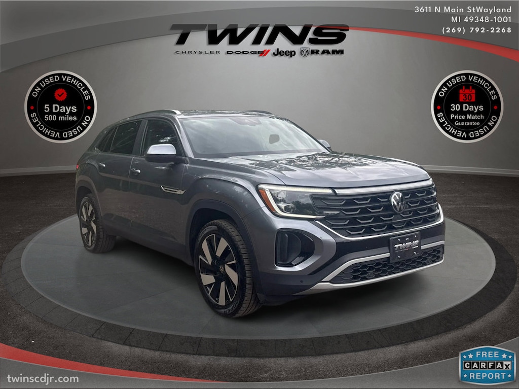 Used 2024 Volkswagen Atlas Cross Sport 2.0T SE w/Technology 2.0T SE w/Technology 4MOTION