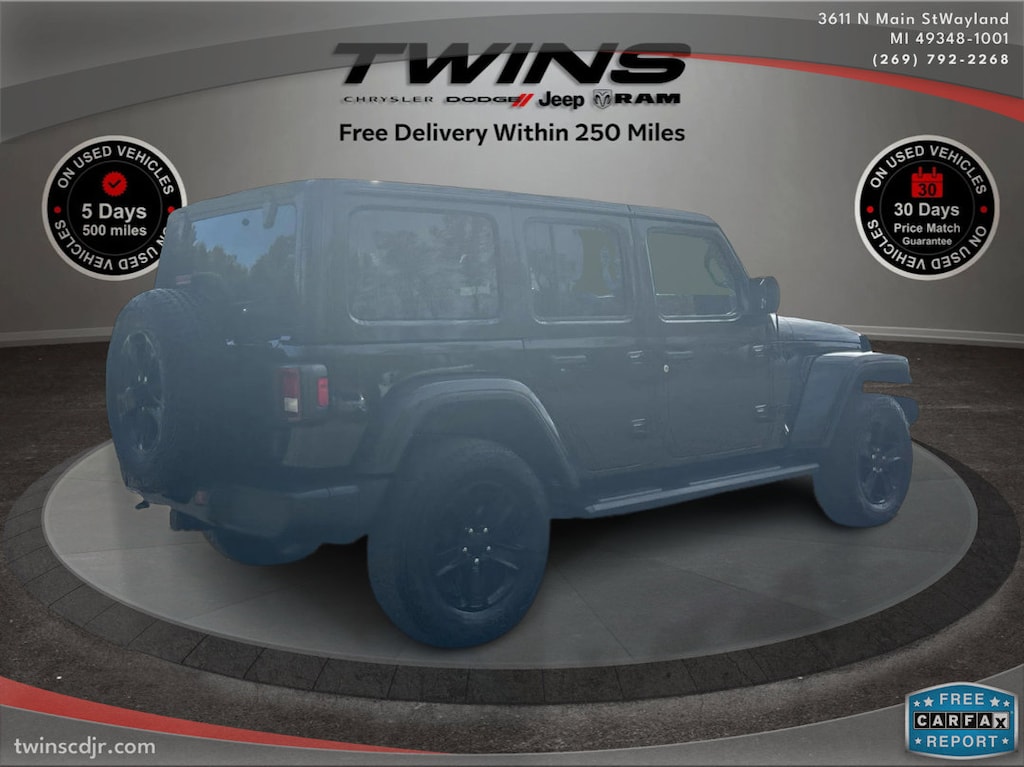Used 2021 Jeep Wrangler Unlimited Sahara Altitude Unlimited Sahara Altitude 4x4