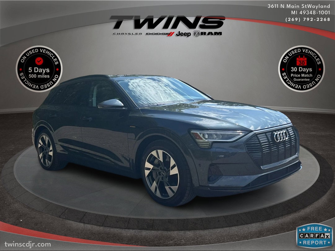 Used 2021 Audi e-tron Premium with VIN WA1AAAGEXMB013402 for sale in Wayland, MI