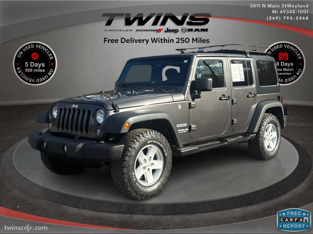 2017 Jeep Wrangler Unlimited Sport S