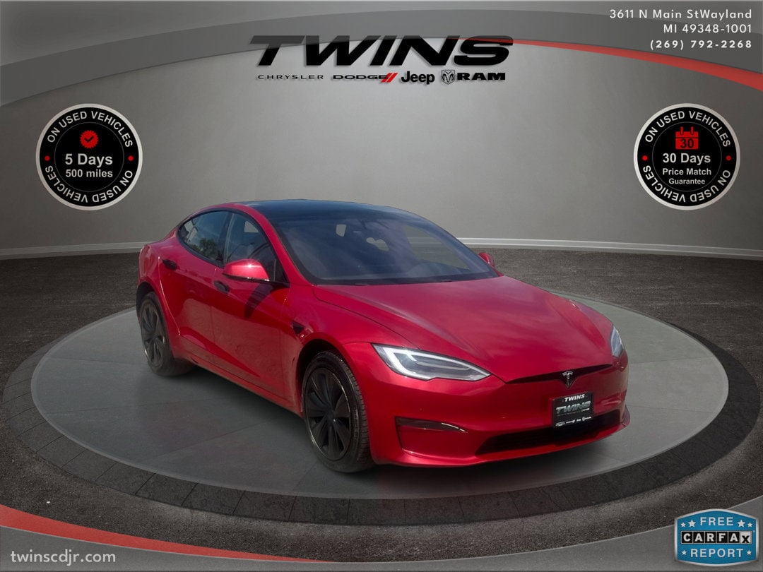 Used 2022 Tesla Model S Plaid with VIN 5YJSA1E60NF460227 for sale in Wayland, MI