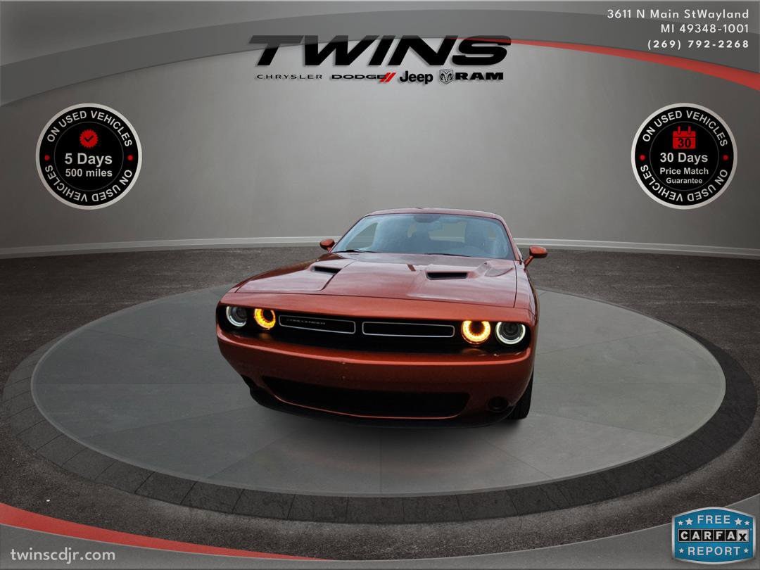 Used 2021 Dodge Challenger SXT with VIN 2C3CDZAG5MH533341 for sale in Wayland, MI