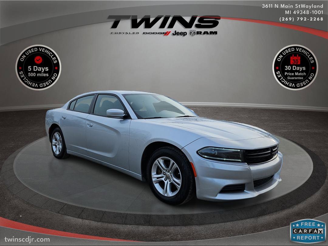 Used 2022 Dodge Charger SXT with VIN 2C3CDXBG3NH207784 for sale in Wayland, MI