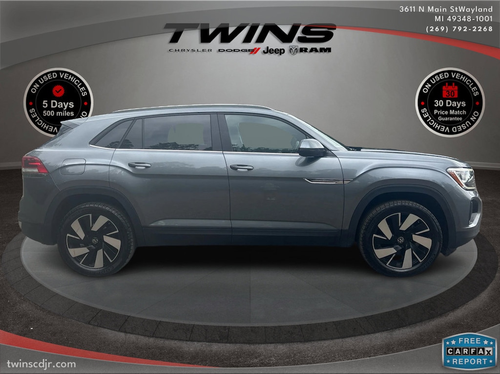 Used 2024 Volkswagen Atlas Cross Sport 2.0T SE w/Technology 2.0T SE w/Technology 4MOTION