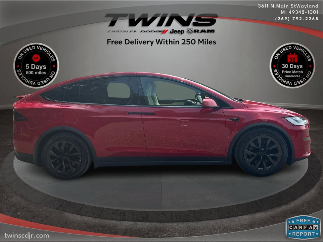 Used 2022 Tesla Model X Long Range with VIN 7SAXCDE59NF360526 for sale in Wayland, MI