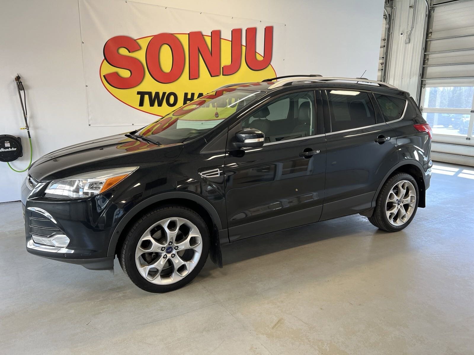Used 2013 Ford Escape Titanium with VIN 1FMCU9J98DUA34121 for sale in Two Harbors, Minnesota