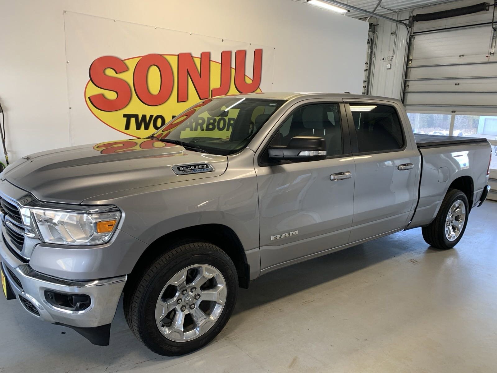 Certified 2021 RAM Ram 1500 Pickup Big Horn/Lone Star with VIN 1C6SRFMT1MN772058 for sale in Two Harbors, Minnesota