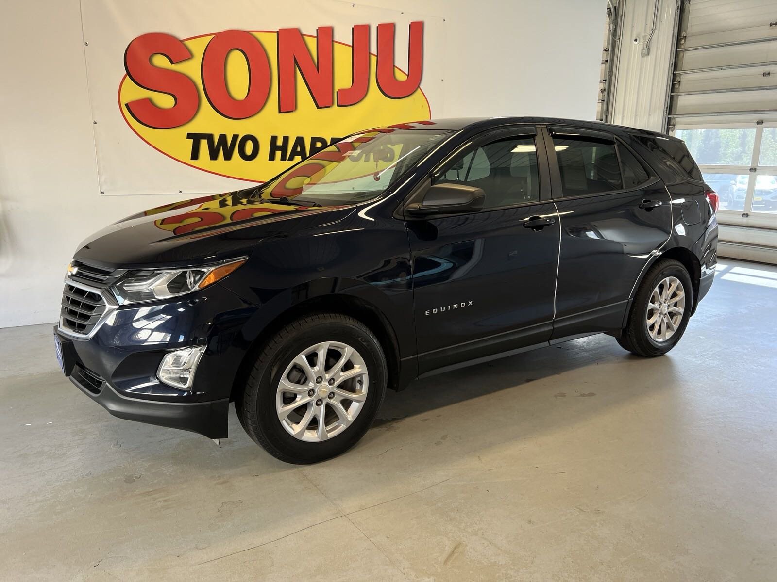 Certified 2020 Chevrolet Equinox LS with VIN 3GNAXSEV1LS546701 for sale in Two Harbors, MN