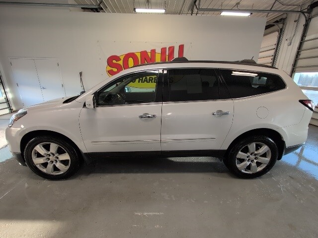 Used 2016 Chevrolet Traverse LTZ with VIN 1GNKVJKD8GJ106143 for sale in Two Harbors, Minnesota