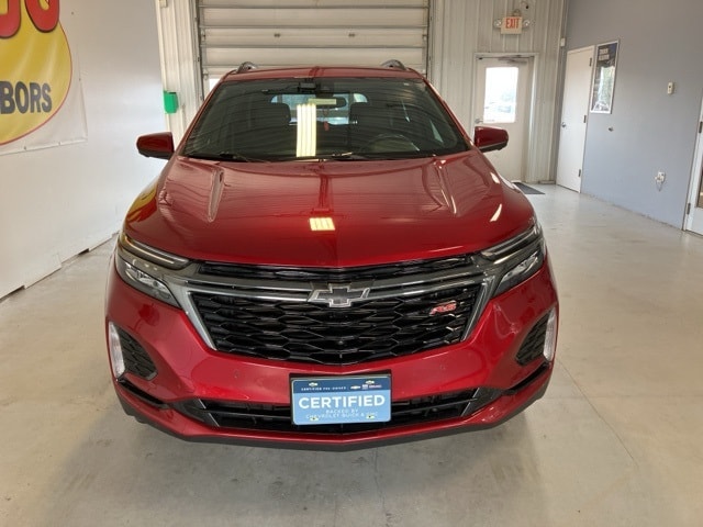 Used 2022 Chevrolet Equinox RS with VIN 2GNAXWEV2N6145229 for sale in Two Harbors, Minnesota