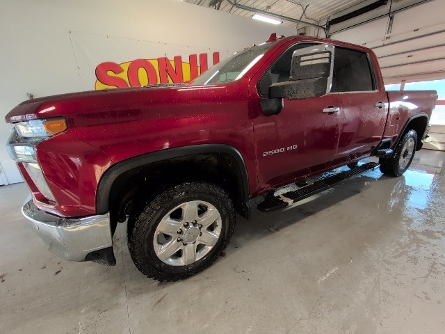 Certified 2021 Chevrolet Silverado 2500HD LTZ with VIN 1GC4YPEY2MF227923 for sale in Two Harbors, Minnesota