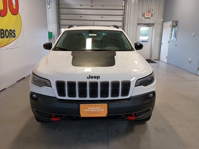Used 2022 Jeep Cherokee Trailhawk with VIN 1C4PJMBX7ND527207 for sale in Two Harbors, Minnesota