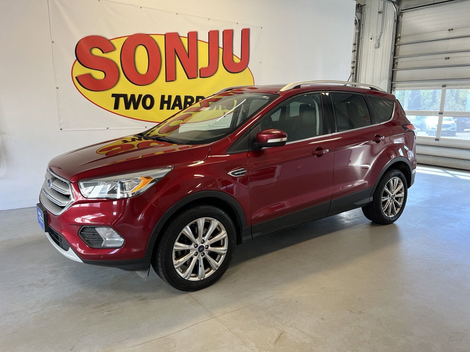 Certified 2018 Ford Escape Titanium with VIN 1FMCU9J91JUA85567 for sale in Two Harbors, Minnesota