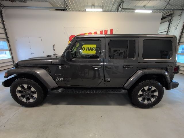 Used 2021 Jeep Wrangler Unlimited Sahara with VIN 1C4HJXEG3MW863005 for sale in Two Harbors, Minnesota