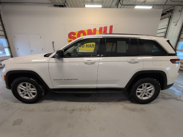 Certified 2023 Jeep Grand Cherokee Laredo with VIN 1C4RJHAG4PC640364 for sale in Two Harbors, Minnesota