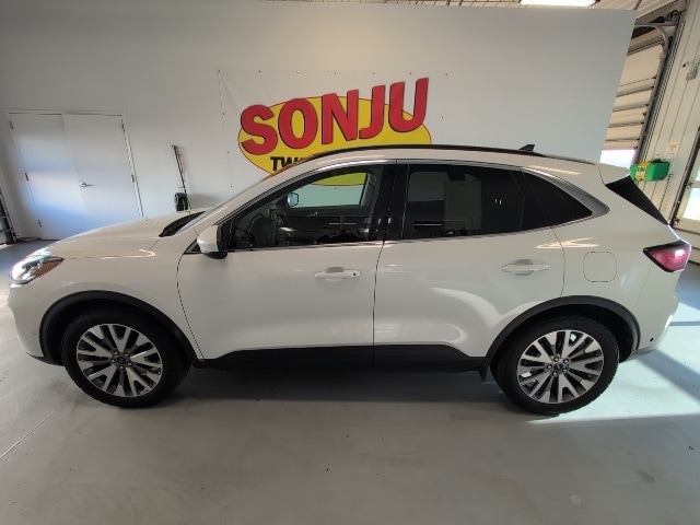 Used 2021 Ford Escape Titanium with VIN 1FMCU9J96MUA55050 for sale in Two Harbors, Minnesota