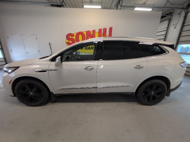 Used 2023 Buick Enclave Essence with VIN 5GAEVAKW8PJ226887 for sale in Two Harbors, Minnesota