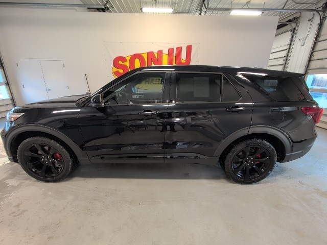 Certified 2021 Ford Explorer ST with VIN 1FM5K8GC0MGB65490 for sale in Two Harbors, Minnesota