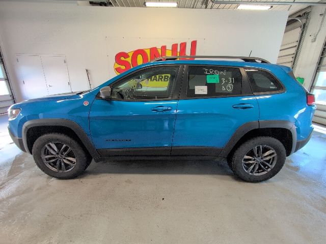 Certified 2021 Jeep Cherokee Trailhawk with VIN 1C4PJMBXXMD140102 for sale in Two Harbors, Minnesota