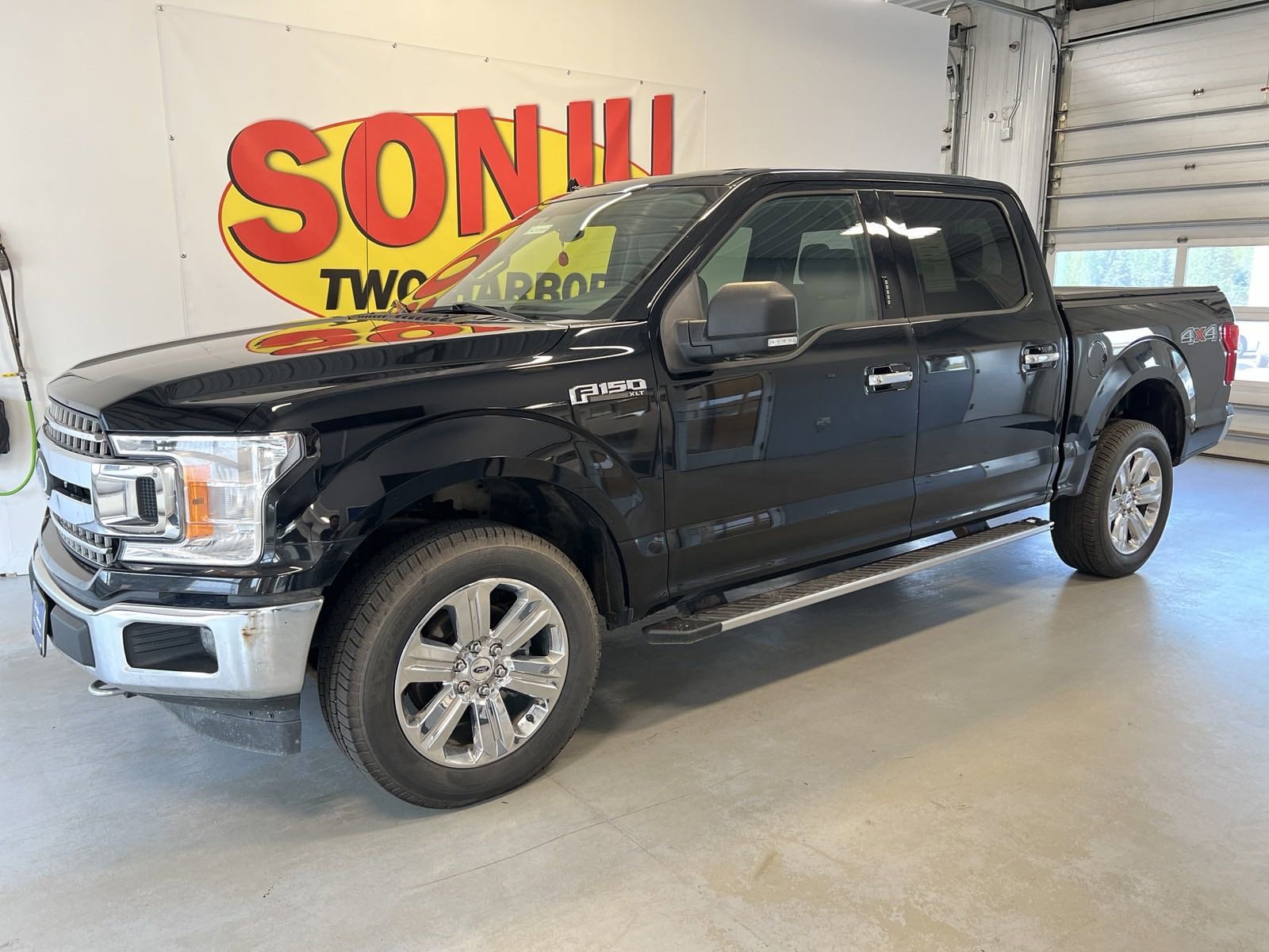 Certified 2018 Ford F-150 XLT with VIN 1FTEW1EG4JKD07385 for sale in Two Harbors, Minnesota