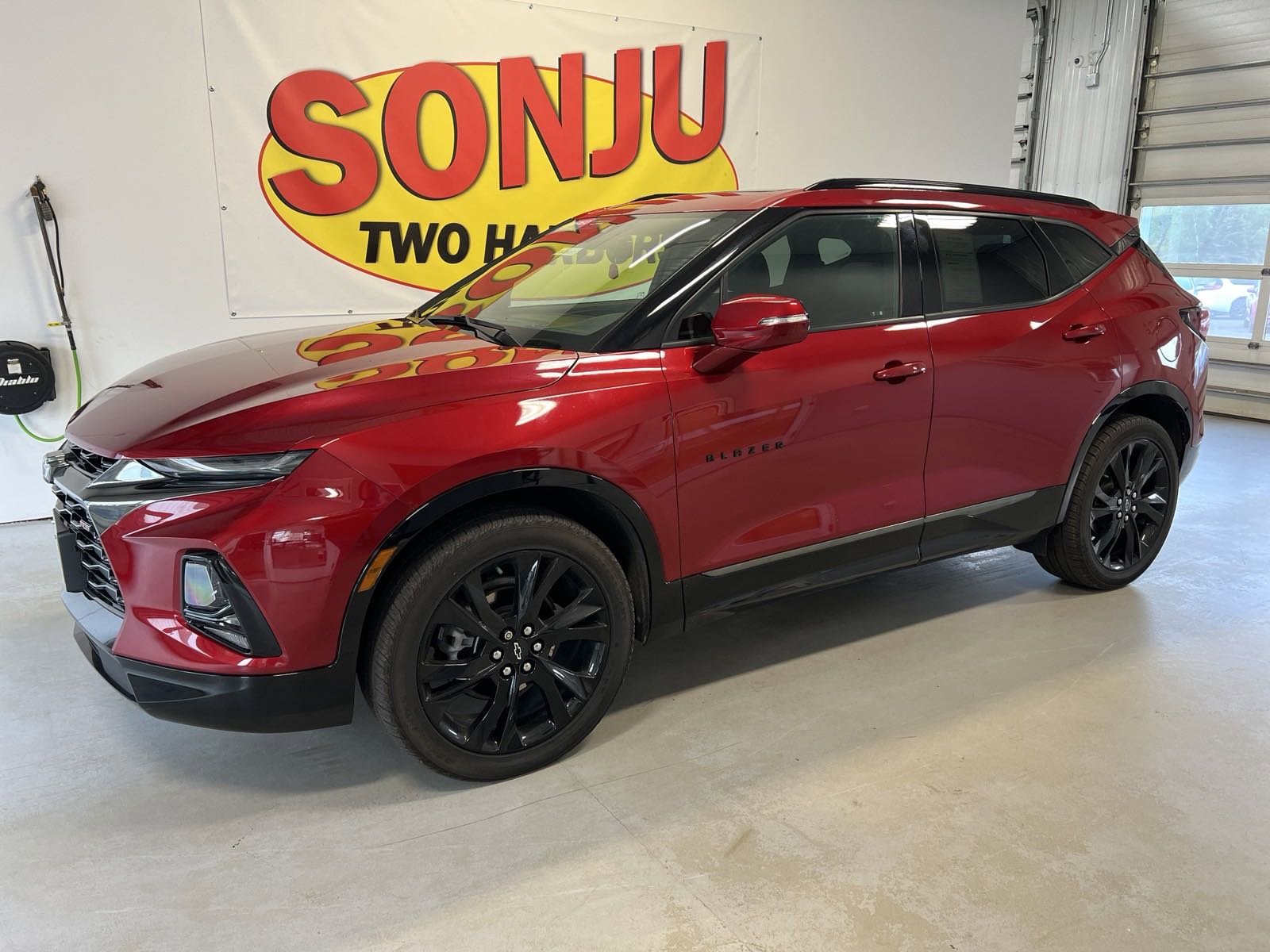 Certified 2022 Chevrolet Blazer RS with VIN 3GNKBKRS4NS128607 for sale in Two Harbors, MN