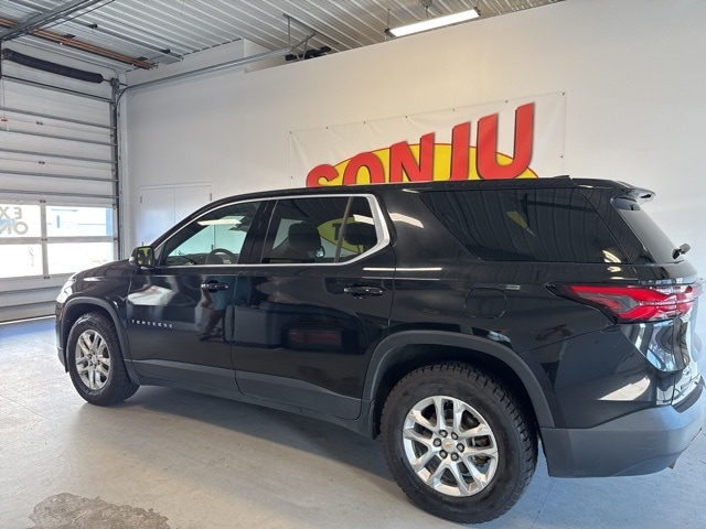 Certified 2023 Chevrolet Traverse LS with VIN 1GNEVFKW9PJ195054 for sale in Two Harbors, Minnesota