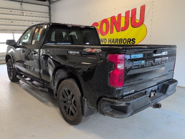 Certified 2024 Chevrolet Silverado 1500 Custom with VIN 1GCRDBEKXRZ168013 for sale in Two Harbors, Minnesota
