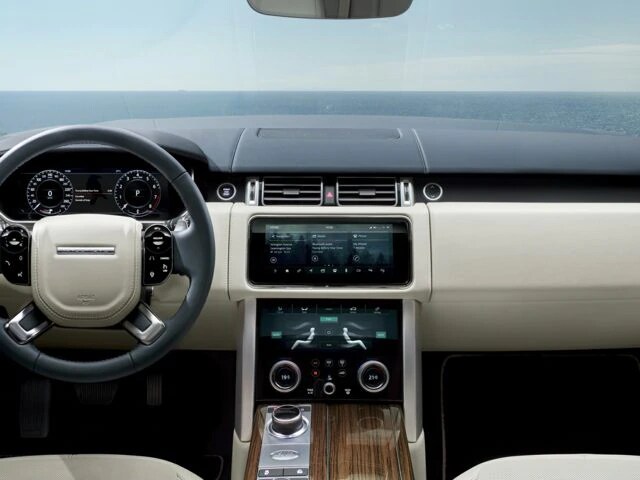 Range Rover SUV interior