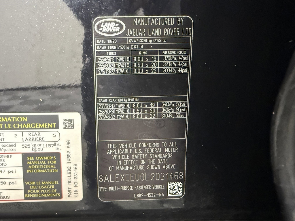 Used 2020 Land Rover Defender X SUV